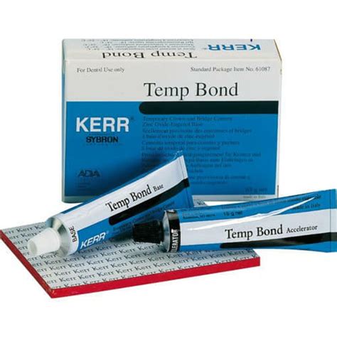 Kerr Temp Bond Dental Cement Dentalofficeproducts