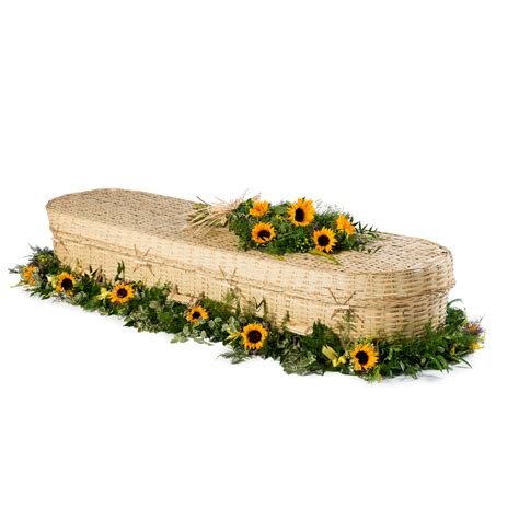 Bamboo Eco Coffin Round Ended Natural Endings