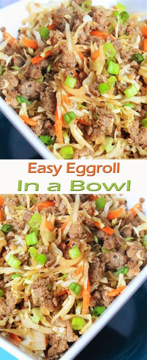 Good diabetes care in schools award winners. Easy Eggroll in a Bowl | Recipe | Bariatric eating ...