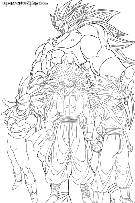 The dragon ball z coloring pages will grow the kids' interest in colors and painting, as well as, let them interact with their favorite cartoon character in their imagination. Broly Coloring Page - Coloring Home