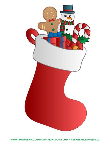 Christmas Stocking With Toys Clipart 20 Free Cliparts Download Images