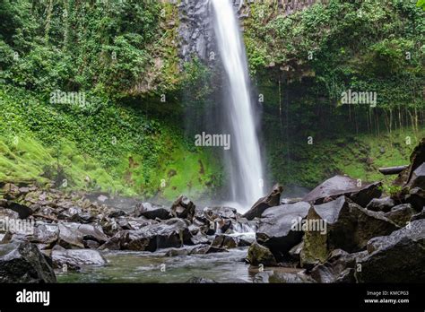 The La Fortuna Waterfall Bottom View In Costa Rica Stock Photo Alamy