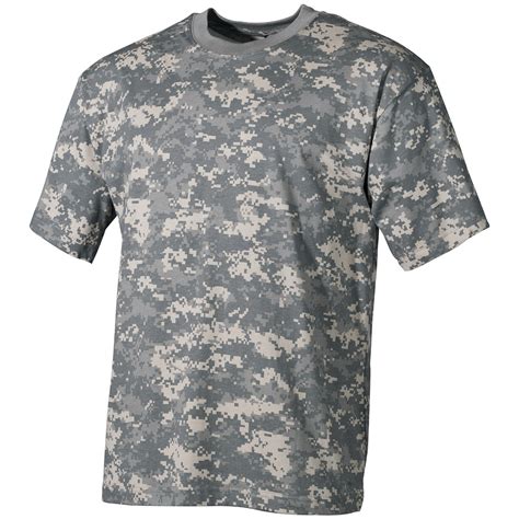 Us Military Top Army Mens T Shirt Tactical Tee Ucp Acu Digital Camouflage S Xl Ebay