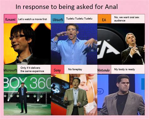 Game Companies Respond To Being Asked For Anal Zeldas Response