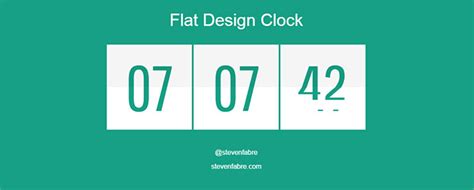 amazing css clocks web graphic design bashooka