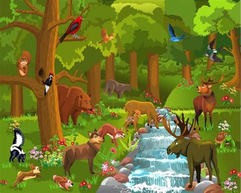 Cartoon Forest Wallpapers 4k Hd Cartoon Forest Backgrounds On