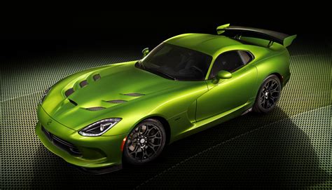 2014 Srt Viper Gets Mid Grade Gt Model Stryker Green Color