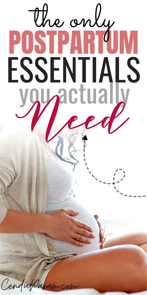 Postpartum Necessities For Mom After Birth Checklist Postpartum Care Kit Pregnancy Essentials
