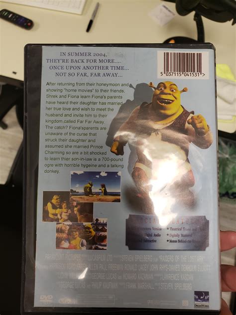This Chinese Bootleg Shrek 2 Dvd Box Description Credits Are For