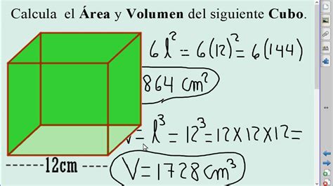 Formula Para Calcular El Area Del Cubo Printable Templates Free