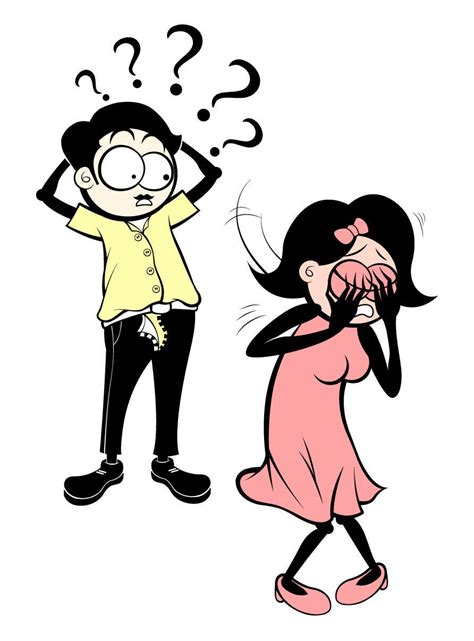 Forgetful Person Illustration Or Cartoon Design Single Panel