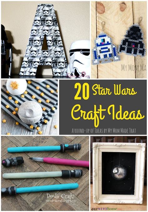 May The Fourth 20 Star Wars Craft Ideas Star Wars Crafts Crafts