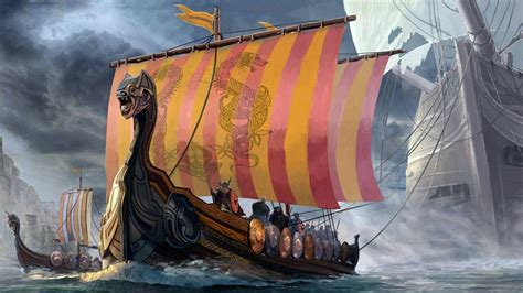 Viking Ship Wallpapers Top Free Viking Ship Backgrounds Wallpaperaccess