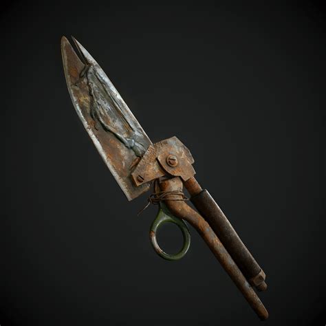 Post Apocalyptic Knife 3dmodeling