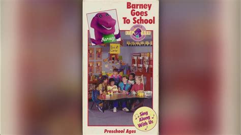 Barney Goes To School 1990 1991 Vhs Youtube