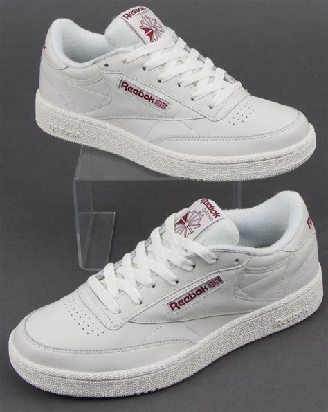 Reebok Club C 85 Trainers In Whitered 80s Casual Classics