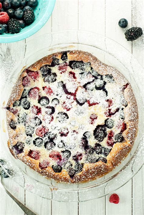 Triple Berry Clafoutis A Simple Pantry