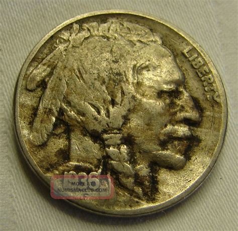 1936 5c Indian Head Nickel Aka Buffalo Nickel