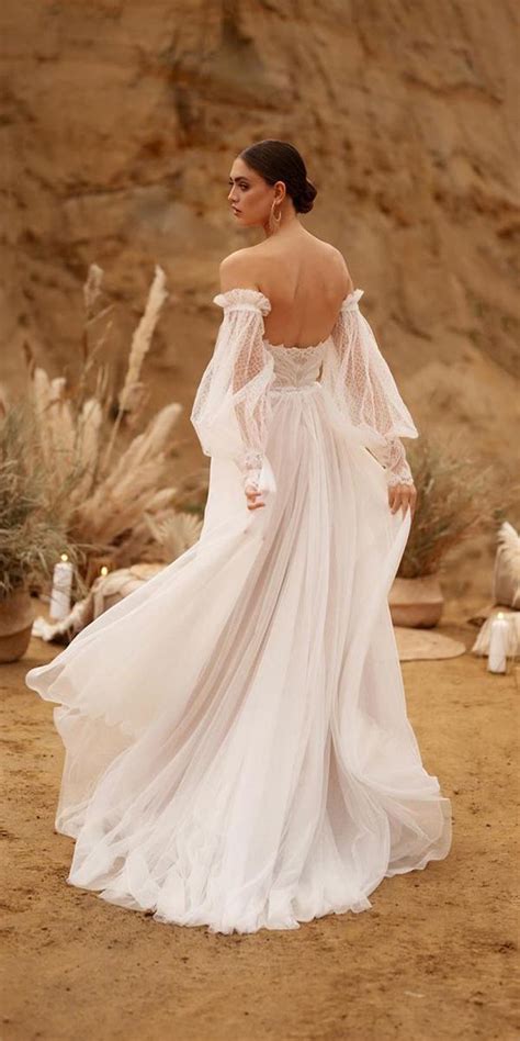 27 Amazing Boho Wedding Dresses With Sleeves Wedding Dresses Guide