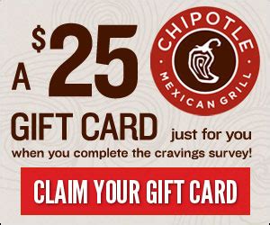 Limit 2 per buyer treat your gift card like cash, that may only be used for making purchases at chipotle restaurants. Free $25 Chipotle Restaurant Gift Card