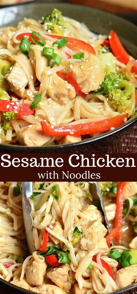 Sesame Chicken With Noodles Is A Light And Easy Weeknight Dinner Made