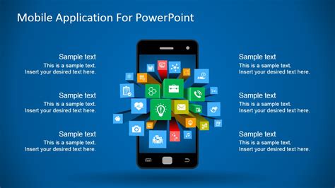 Mobile Apps Metaphor Clipart For PowerPoint SlideModel