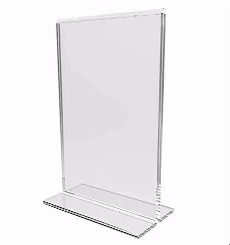 Acrylic Display Stand Paper Holder A5 8x6 Inch At Rs 75piece