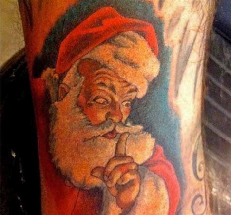 15 Cool Santa Claus Inspired Tattoos • Tattoodo