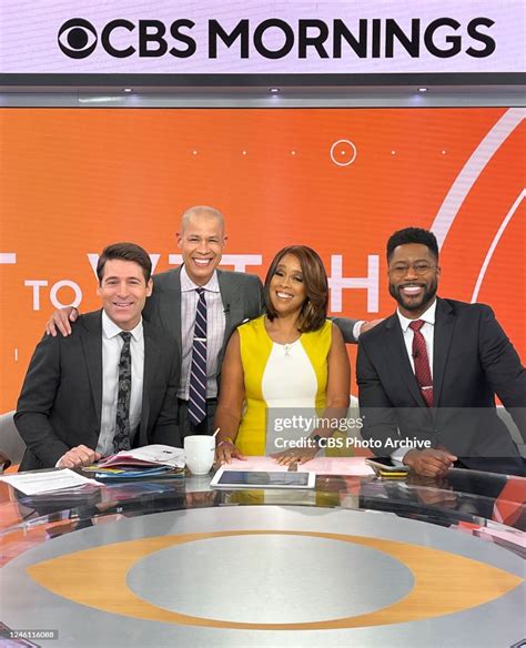 Cbs Mornings Co Hosts Gayle King Tony Dokoupil And Nate Burleson News Photo Getty Images