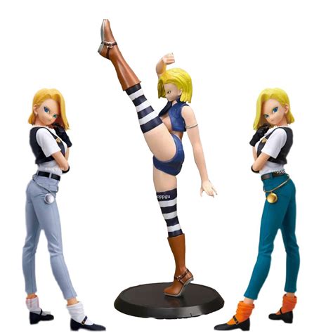 Dragon Ball Z Figure No 18 Lazuli Android 18 Anime Pvc Action Figure Toy Game Statue