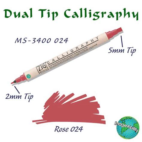 Rose Dual Tip Calligraphy Marker