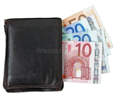 Euro In Wallet Stock Photo Image Of Deposit Income 20890162