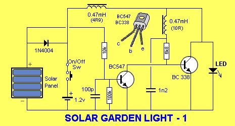 Read this post to know about solar inverter circuit, working and applications. DIY schematic for solar lamp - Electrical Engineering ...