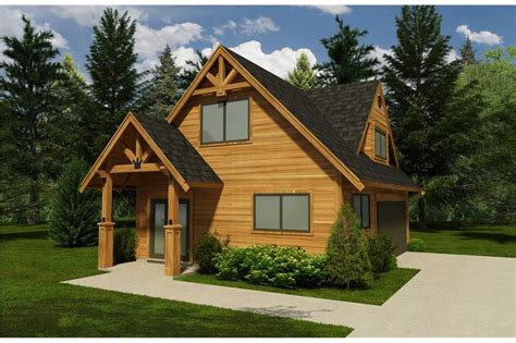 Cottage Small House Plans With Garage Bmp Simply