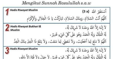 Doa selepas solat fardhu beserta maksud ringkas dan mudah diingat. Wirid Selepas Solat Ikut Sunnah