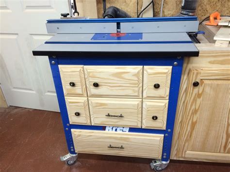 Kreg Router Table Cabinet Kreg Router Table Woodworking Router Table