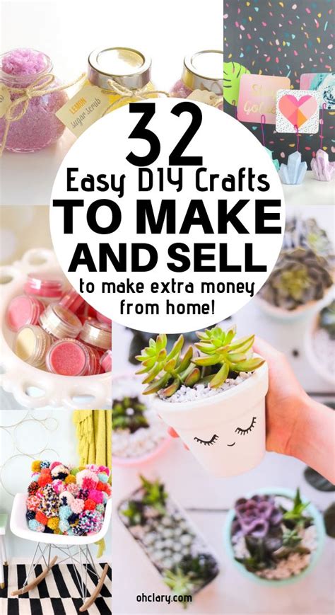 32 Handmade Craft Ideas To Sell These Awesome Diy Projects To Make And Sell Are Awes Diy