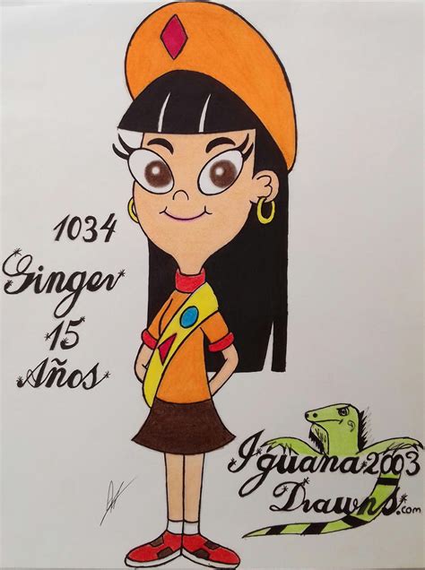 fireside girls ginger hirano 15 years n 1034 by iguana2003drawings on deviantart