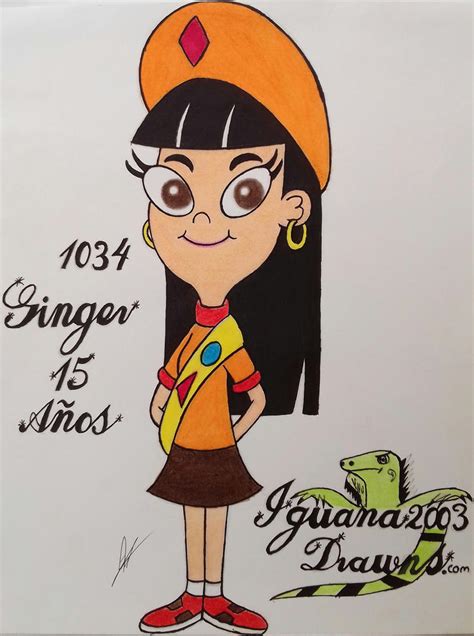 Fireside Girls Ginger Hirano 15 Years N1034 By Iguana2003drawings On Deviantart