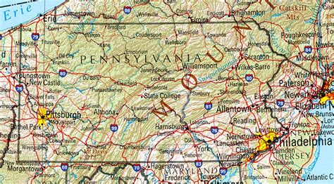 Pennsylvania map