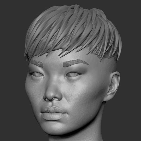 Asian 3d Model Face On Faces Abp