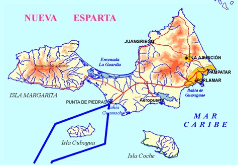 Geografia Del Estado Nueva Esparta Venezuela