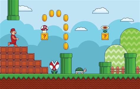 Fondo Mario Bros Vectores Iconos Gráficos Y Fondos Para Descargar Gratis
