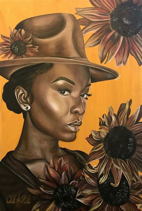 Original Painting Details Her 24x36 Oil On Canvas African