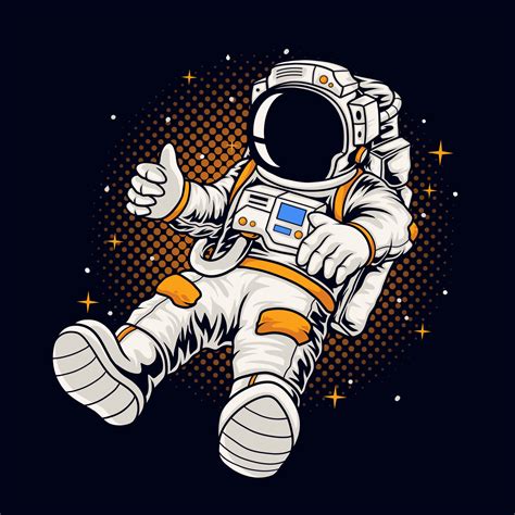Astronaut Flying On Space 6468776 Vector Art At Vecteezy