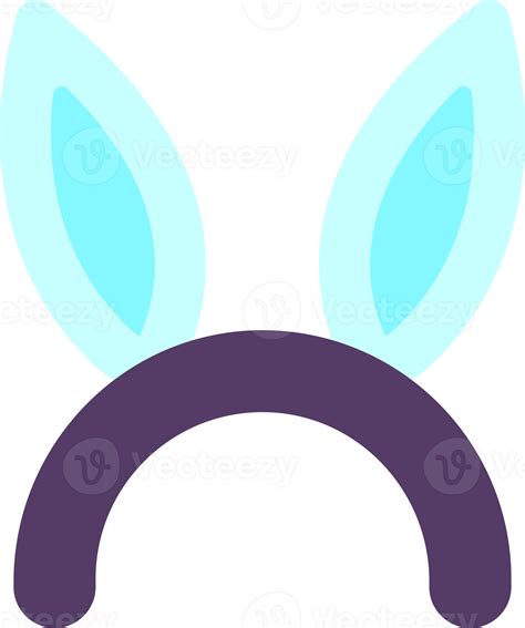 Bunny Ears Headband Illustration In Minimal Style 12979827 Png