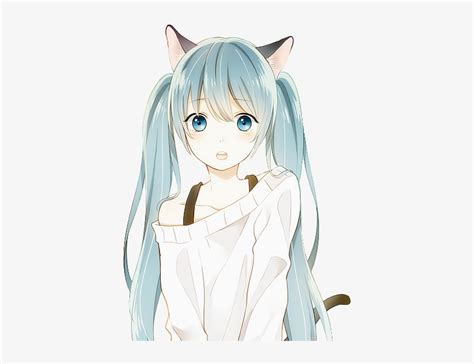 171 Images About Miku Hatsune On We Heart It Anime Girl With Ear Cat