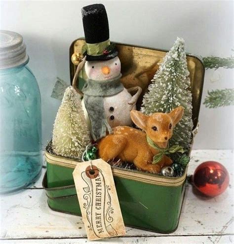 50 Amazing Vintage Christmas Ornament Ideas Vintage Christmas Crafts