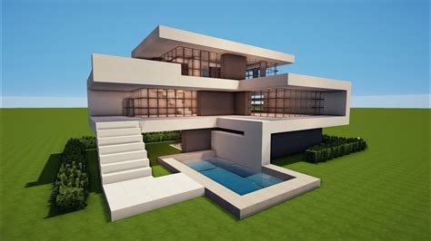 Here's some inspiration for your next survival or creative game. GROßES MODERNES MINECRAFT HAUS mit POOL bauen TUTORIAL ...