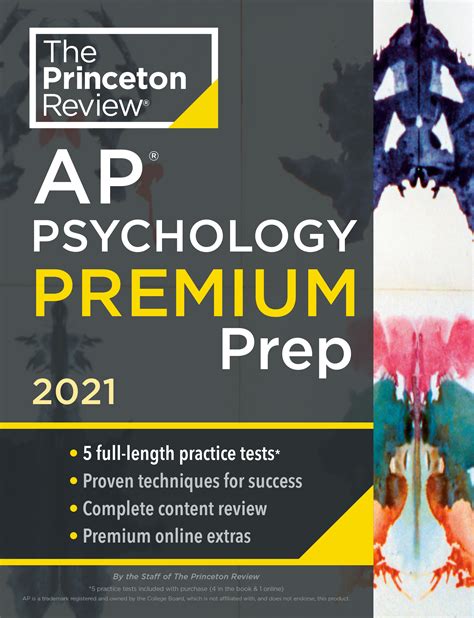 Princeton Review Ap Psychology Premium Prep 2021 Penguin Books New